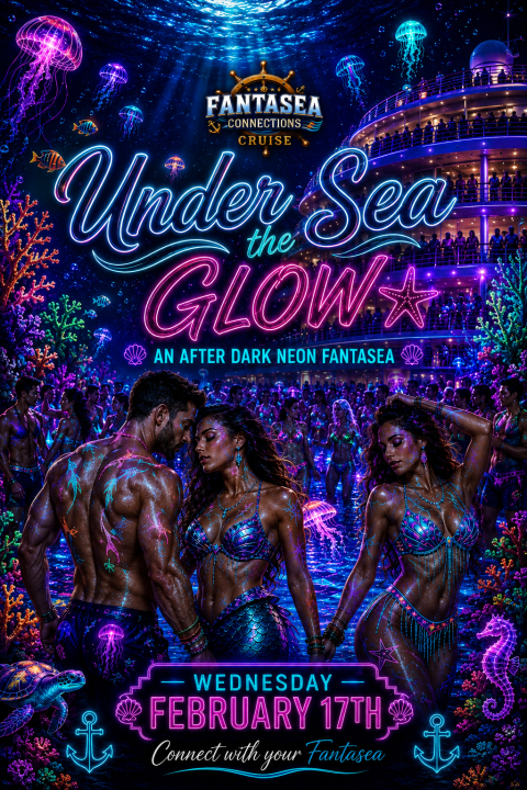 Under the Sea Glow official FantaSea theme artwork